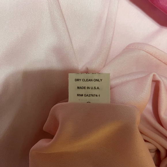 Anthropologie x Eva Franco Pink Rose Painted Sleeveless Midi Dress Size 10 - Picture 7 of 8